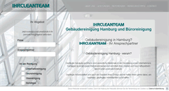 Desktop Screenshot of ihrcleanteam.de